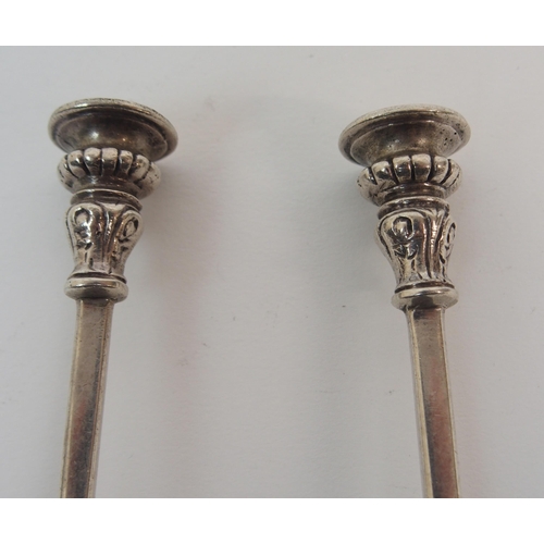 181 - A VICTORIAN SILVER BASTING SPOON