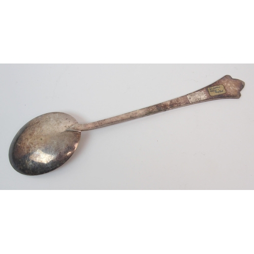 181 - A VICTORIAN SILVER BASTING SPOON