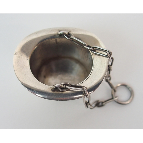 189 - A WHISKY CASK SILVER DRIP TRAY