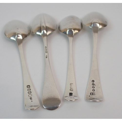 197 - A SILVER TABLESPOON BY JOSIAH WILLIAMS & CO