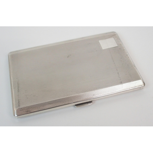 198 - A SILVER CIGARETTE CASE BY F.C. RICHARDS