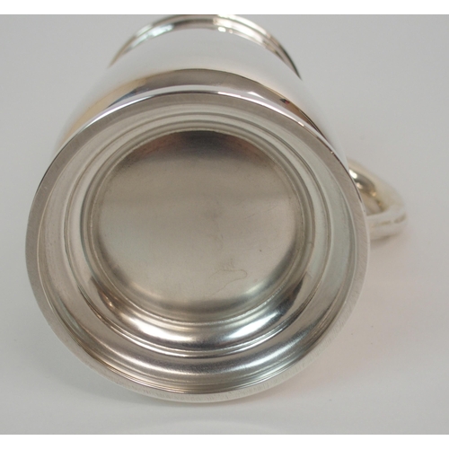 200 - A SILVER TANKARD