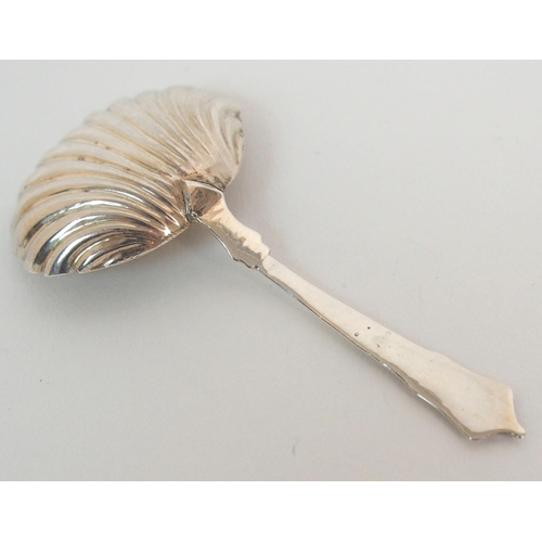 209 - A SILVER CADDY SPOON