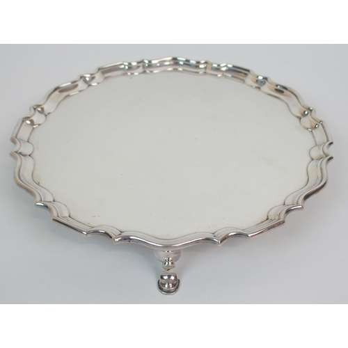 210 - A SILVER SALVER