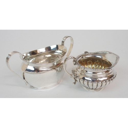 219 - A SILVER CREAM JUG