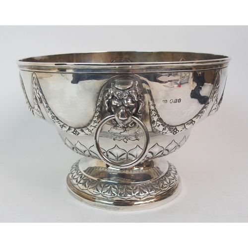 228 - *WITHDRAWN* A GEORGE IV SILVER PUNCH BOWL