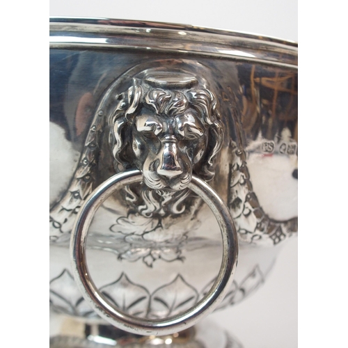 228 - *WITHDRAWN* A GEORGE IV SILVER PUNCH BOWL