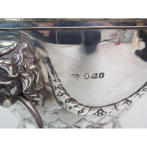 228 - *WITHDRAWN* A GEORGE IV SILVER PUNCH BOWL