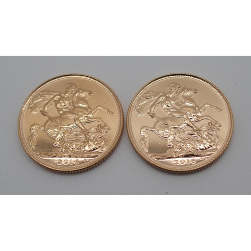 256 - SIX GOLD FULL SOVEREIGNS