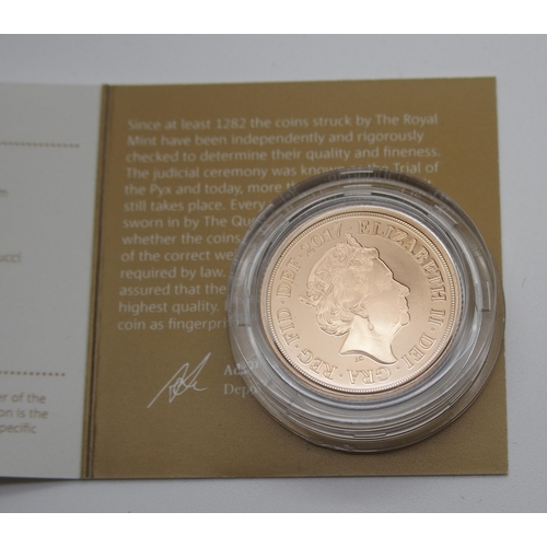 268 - THE 2000 MILLENNIUM GOLD SOVEREIGN IN CASE