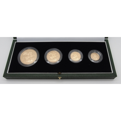 277 - A ROYAL MINT UNITED KINGDOM GOLD PROOF FOUR COIN SET  2003