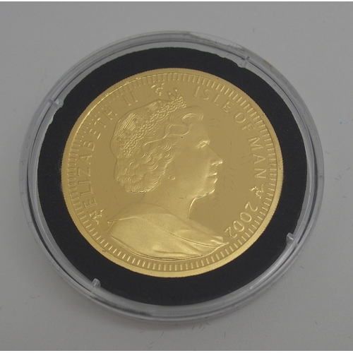 293 - A WESTMINSTER ISLE OF MAN GOLDEN JUBILEE TWO 1OZ GOLD PROOF COINS