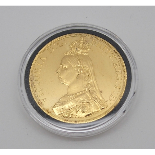 311 - A QUEEN VICTORIA 1887 GOLDEN JUBILEE GOLD COIN