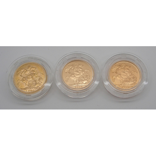 312 - SIX GOLD FULL SOVEREIGNS