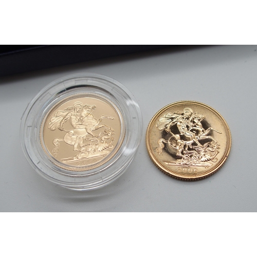 313 - A 1998 GOLD PROOF SOVEREIGN