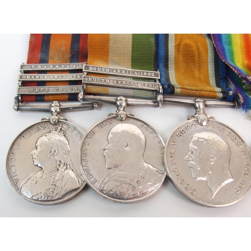 351 - A GROUP OF SIX MEDALS TO 6339 R GIBSON  SCOTTISH RIFLES