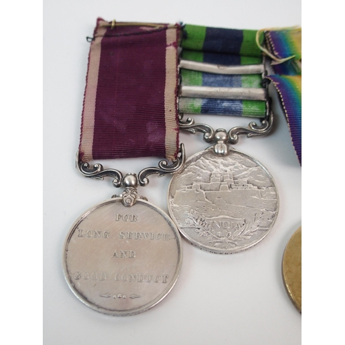 351 - A GROUP OF SIX MEDALS TO 6339 R GIBSON  SCOTTISH RIFLES