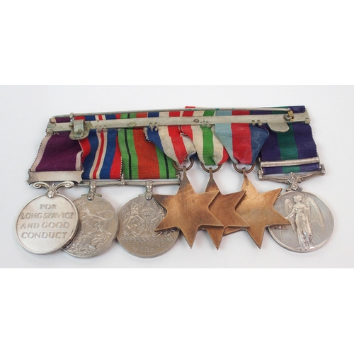 352 - A GROUP OF FIVE WWII MEDALS