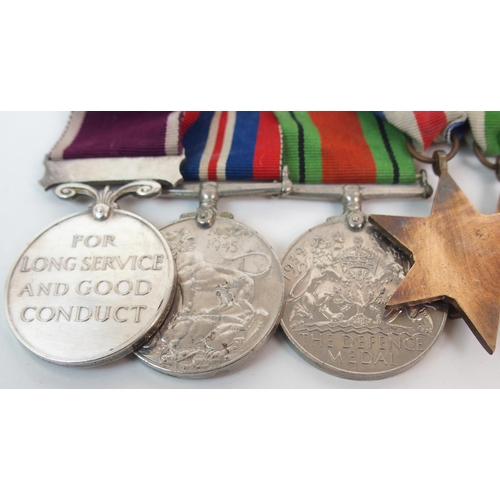 352 - A GROUP OF FIVE WWII MEDALS