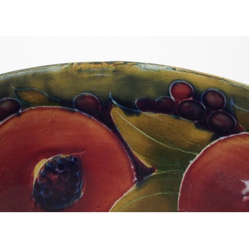 566 - A MOORCROFT POMEGRANATE AND BERRIES COMPORT