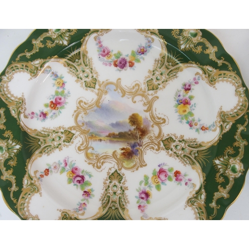 570 - SIX ROYAL WORCESTER CABINET PLATES