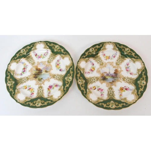 570 - SIX ROYAL WORCESTER CABINET PLATES