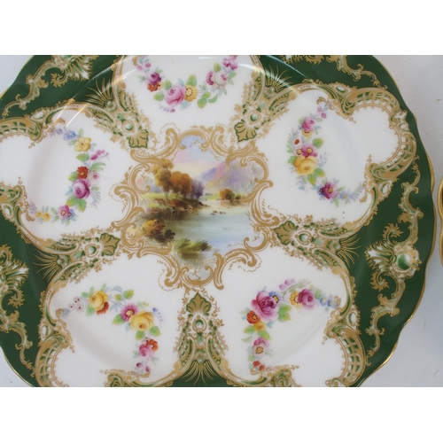 570 - SIX ROYAL WORCESTER CABINET PLATES