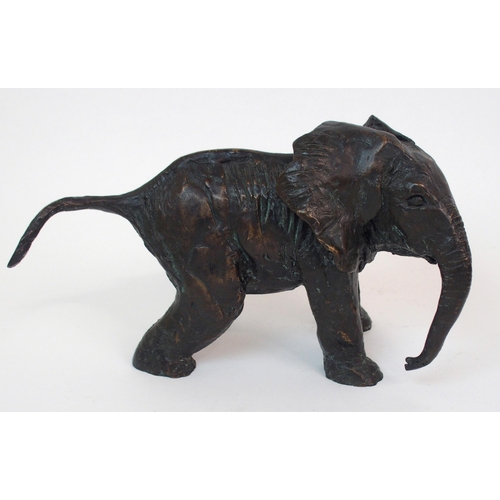 582 - LAURENCE BRODERICK (BRITISH B. 1935) ELEPHANT CALF