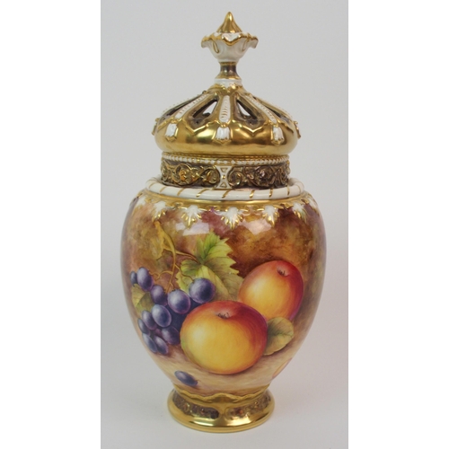 597 - A ROYAL WORCESTER POT POURRI