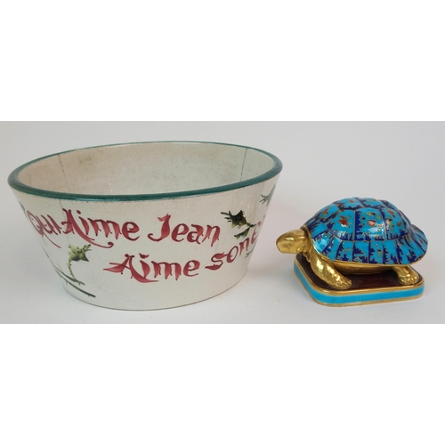 601 - A MINTON CLOISONNE STYLE BOX