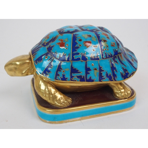 601 - A MINTON CLOISONNE STYLE BOX