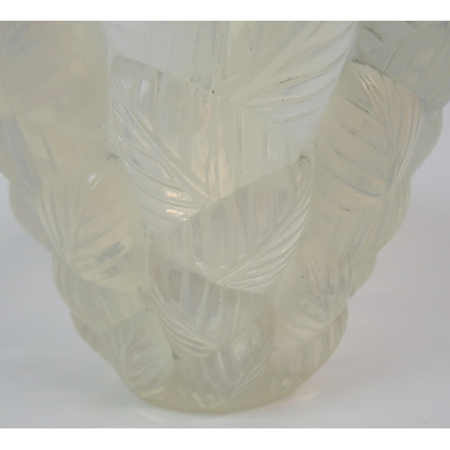 605 - A RENE LALIQUE MOISSAC PATTERN VASE