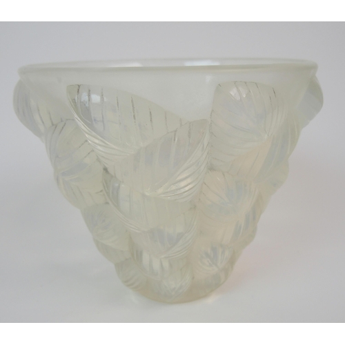 605 - A RENE LALIQUE MOISSAC PATTERN VASE