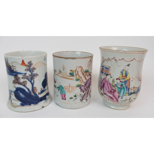 61 - FIVE CHINESE EXPORT MUGS