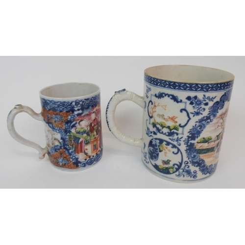 61 - FIVE CHINESE EXPORT MUGS