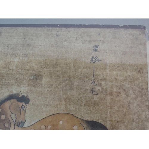 64 - EIGHT CHINESE SCHOOL HORSE PAINTINGS