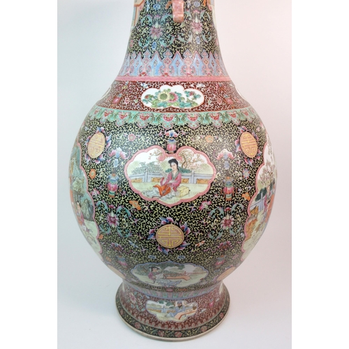 66 - A LARGE CANTONESE VASE