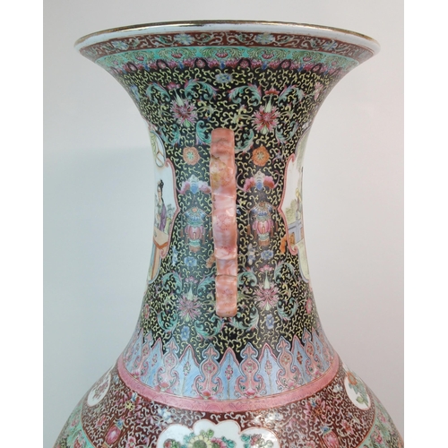 66 - A LARGE CANTONESE VASE