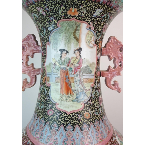 66 - A LARGE CANTONESE VASE