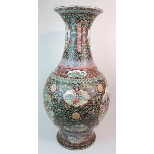 66 - A LARGE CANTONESE VASE