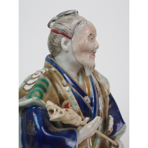 75 - AN ARITA FIGURE OF A NOH ACTOR