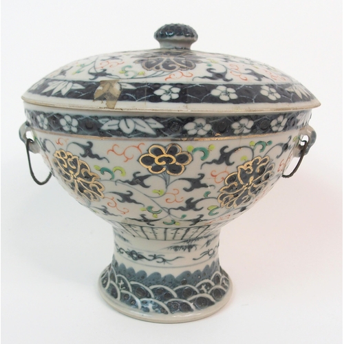 80 - A CHINESE COVERED BOWL