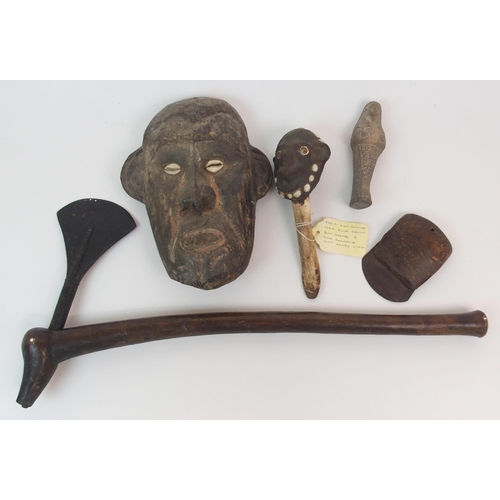 93 - A SEPIK TOREMBI TRIBE WOOD MASK