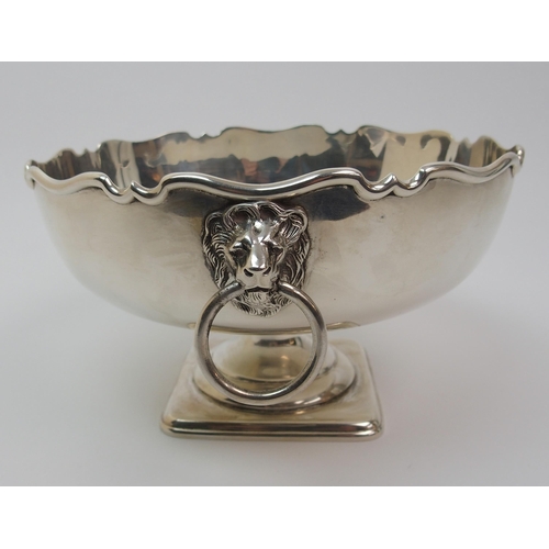 150 - A silver presentation punch bowl