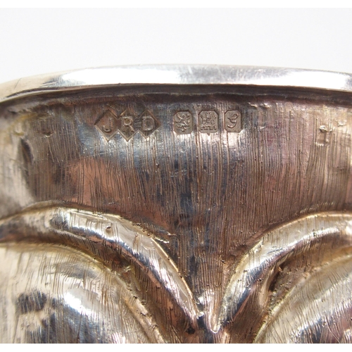 161 - A modern silver stirrup cup