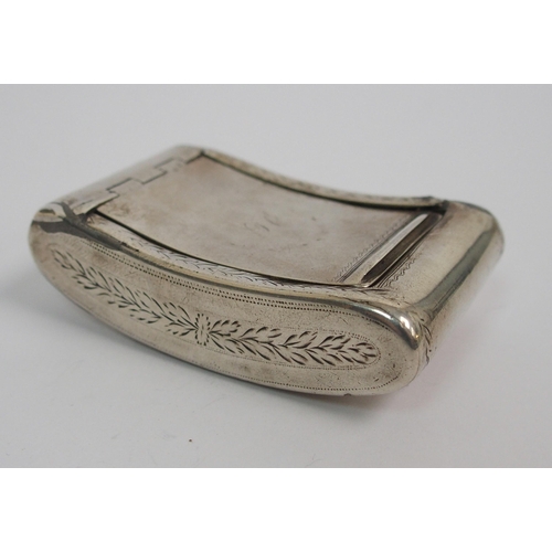 163 - A George III Scottish silver snuff box