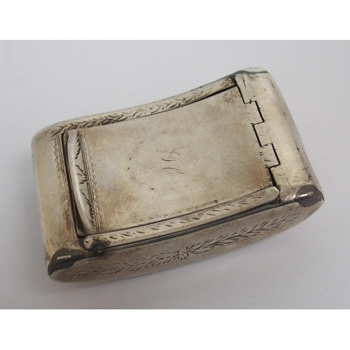 163 - A George III Scottish silver snuff box