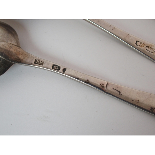 177 - A pair of Irish silver tablespoons