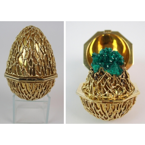 181 - *WITHDRAWN* A silver gilt surprise egg