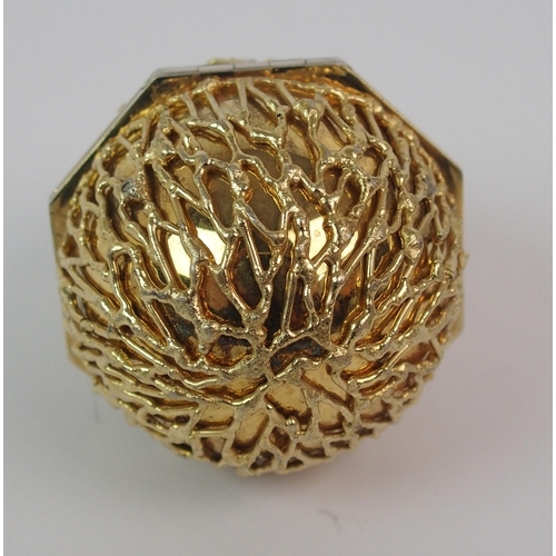 181 - *WITHDRAWN* A silver gilt surprise egg